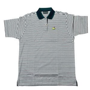 NWT men’s Masters Collection vintage striped pique polo size large 90s logo